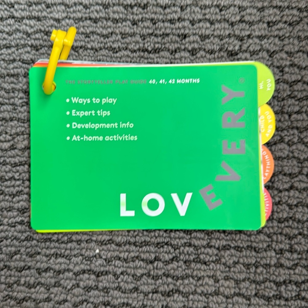 Lovevery Play Guide - The Storyteller - 40, 41, 42 months